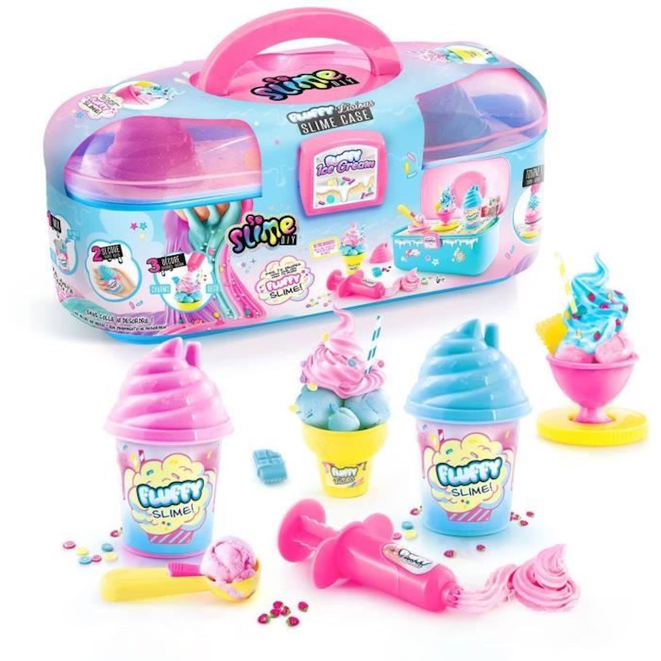 Canal Toys - Slime Fluffy Case - Fabrique Ta Slime Fluffy Diy Et Range Tes Shakers - Dès 6 Ans - Ssc