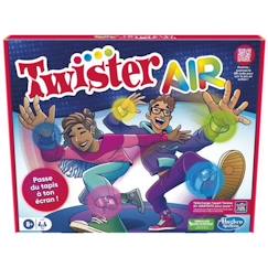 Jouet-Jeux de société-Jeux classiques et de réflexion-Twister Air, jeu Twister avec appli RA, se connecte aux smartphones et tablettes, jeux actifs de groupe, dès 8 ans