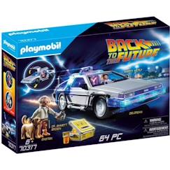 Jouet-Jeux d'imagination-Figurines, mini mondes, héros et animaux-PLAYMOBIL - Retour vers le Futur - DeLorean - Classic Cars