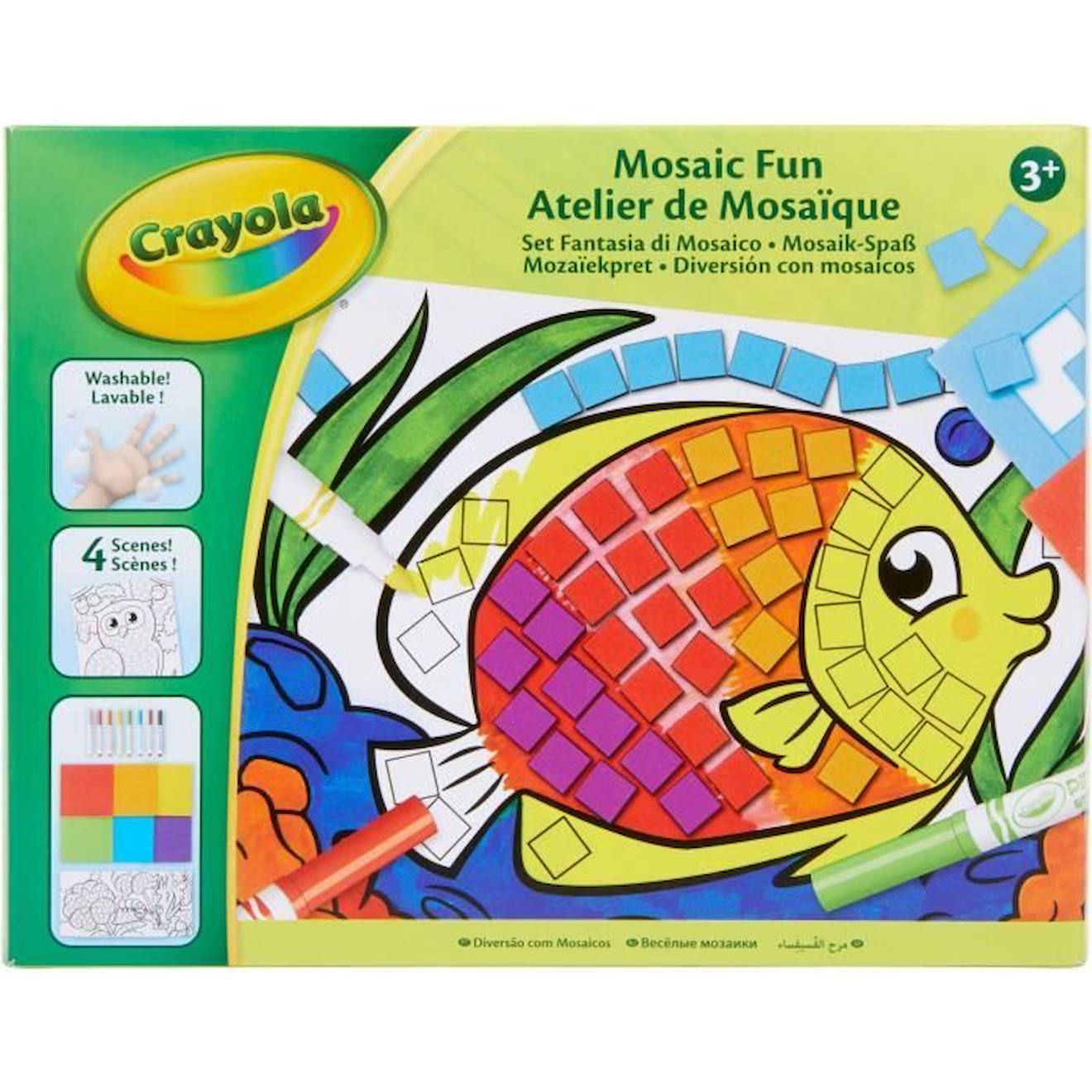 Crayola - Atelier De Mosaïque - Activités Pour Les Enfants Vert