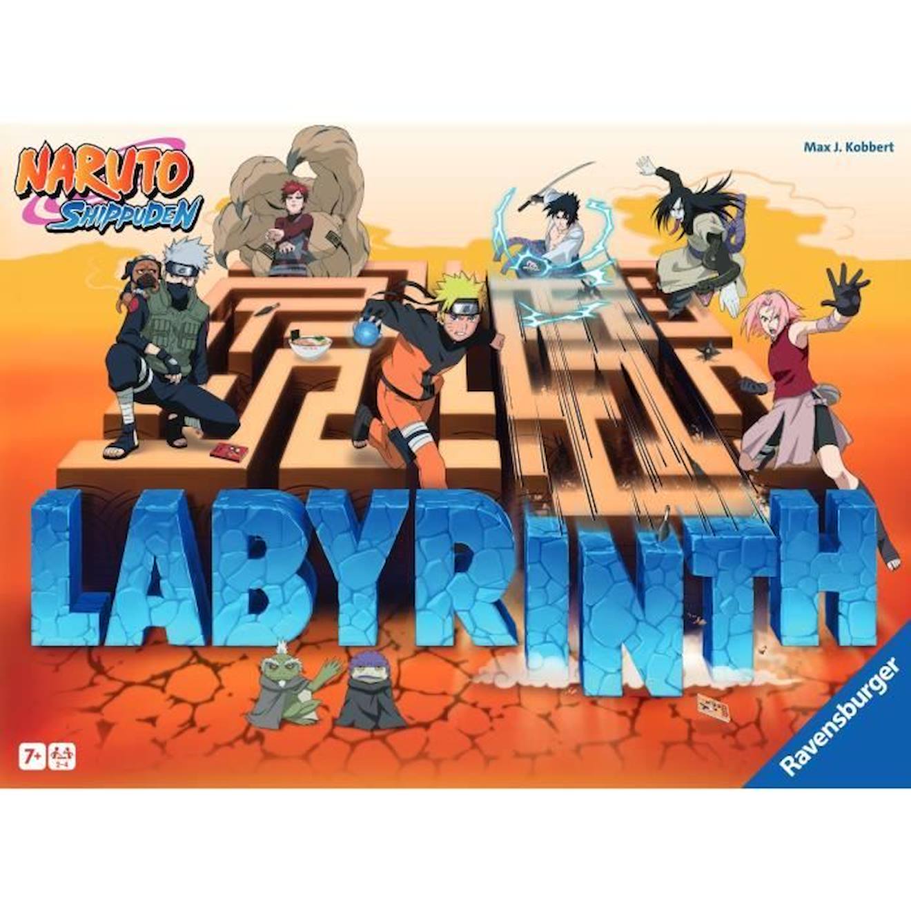 Labyrinthe Naruto - Jeux De Société - Naruto Shippuden - Dès 7 Ans - Ravensburger Blanc