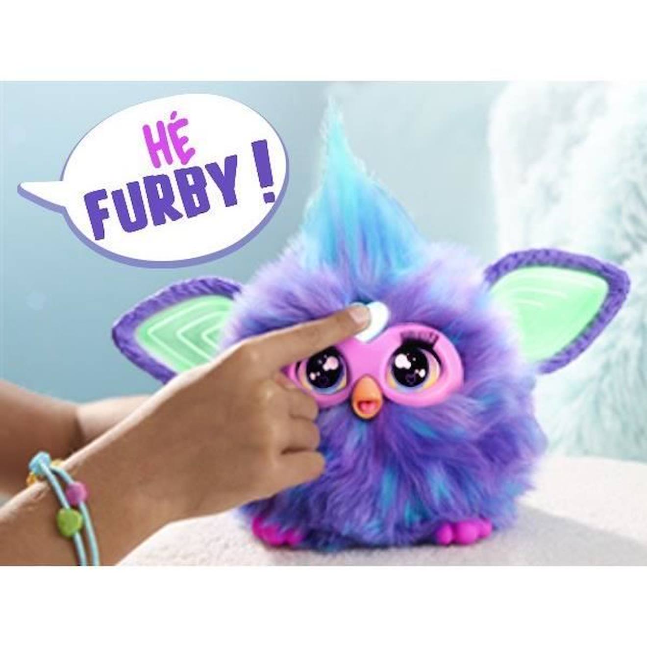 Furby violet, 15 accessoires, peluche interactive pour filles et garçons,  animatronique activé par la voix, à partir de 6 ans violet - Hasbro