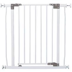 DREAMBABY® Barrière de sécurité Liberty - Fixation par pression - Ouverture à double sens - Pour espace de 75 à 81 cm - Blanc  - vertbaudet enfant