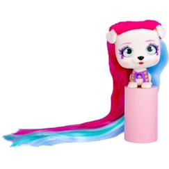 Mini poupée VIP Pets IMC TOYS - Bow Power - Gwen - Cheveux extra longs - Accessoires colorés  - vertbaudet enfant