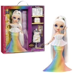 -Rainbow High Tentpole PR Theme Doll - RAINBOW - 1 robe de Gala et 1 tenue decontractée + accessoires et carnet de croquis