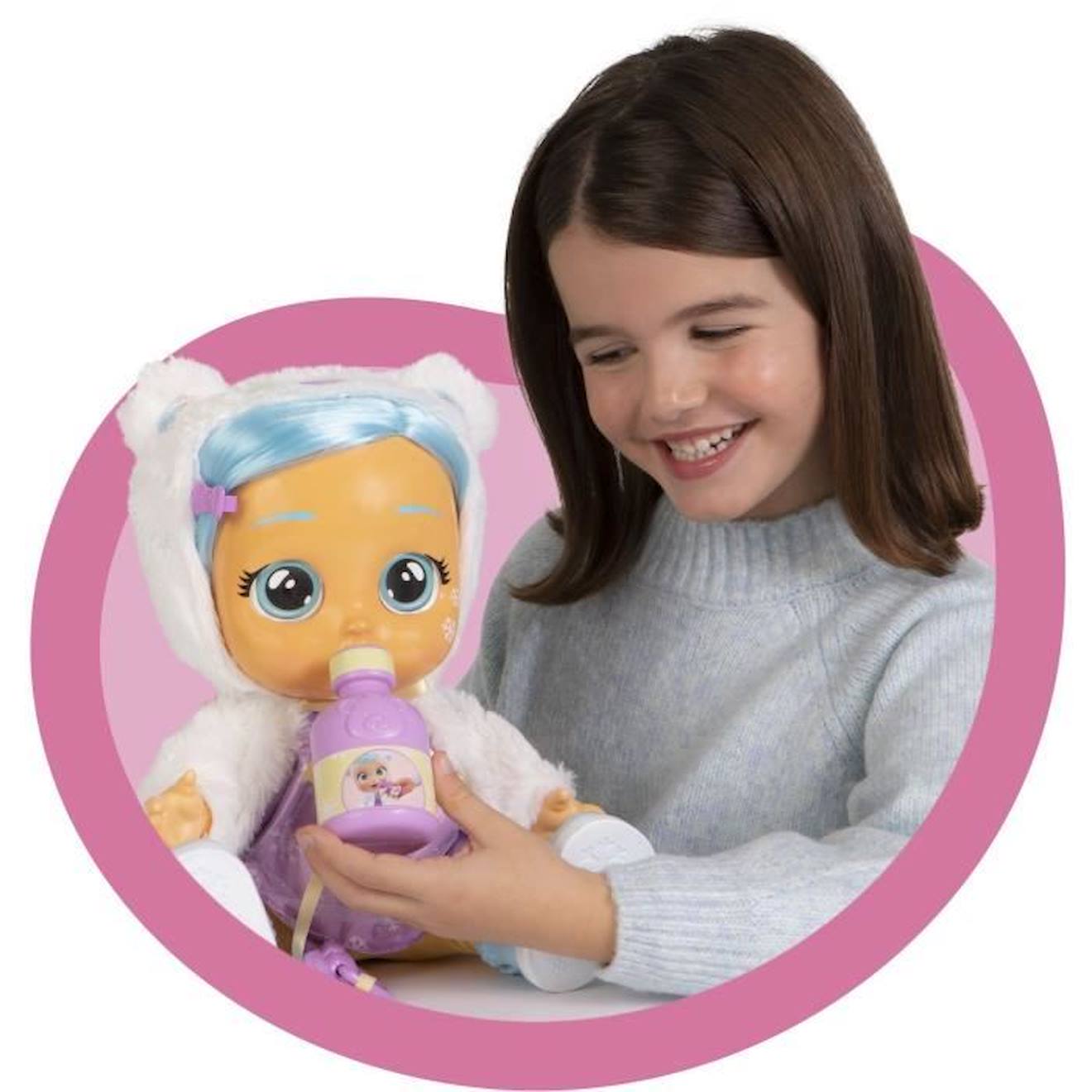 Poupon Cry Babies Dressy Kristal - A partir de 3 ans rose - Imc Toys