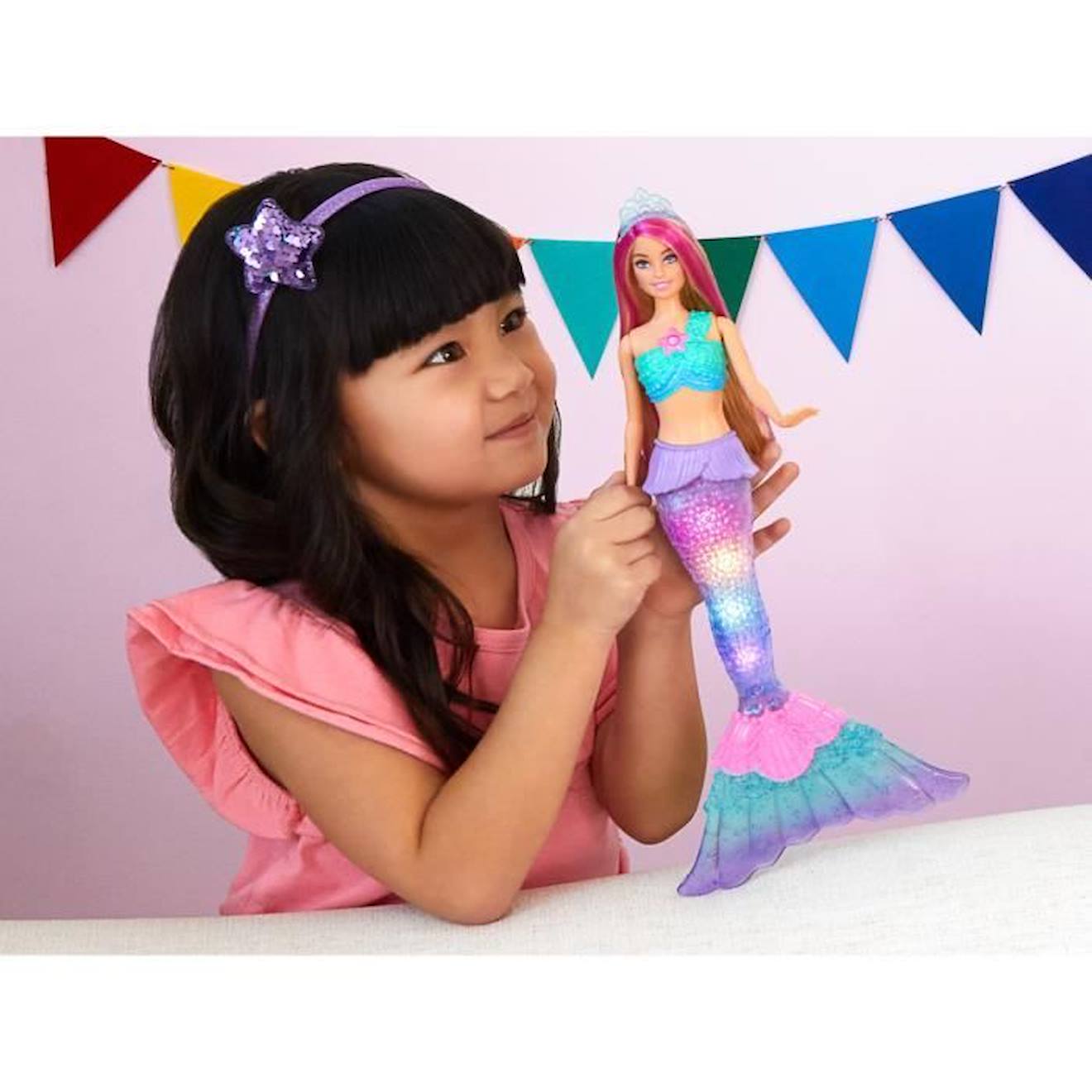 Poupées Barbie Sirènes Brune et Rousse Mattel : King Jouet, Barbie