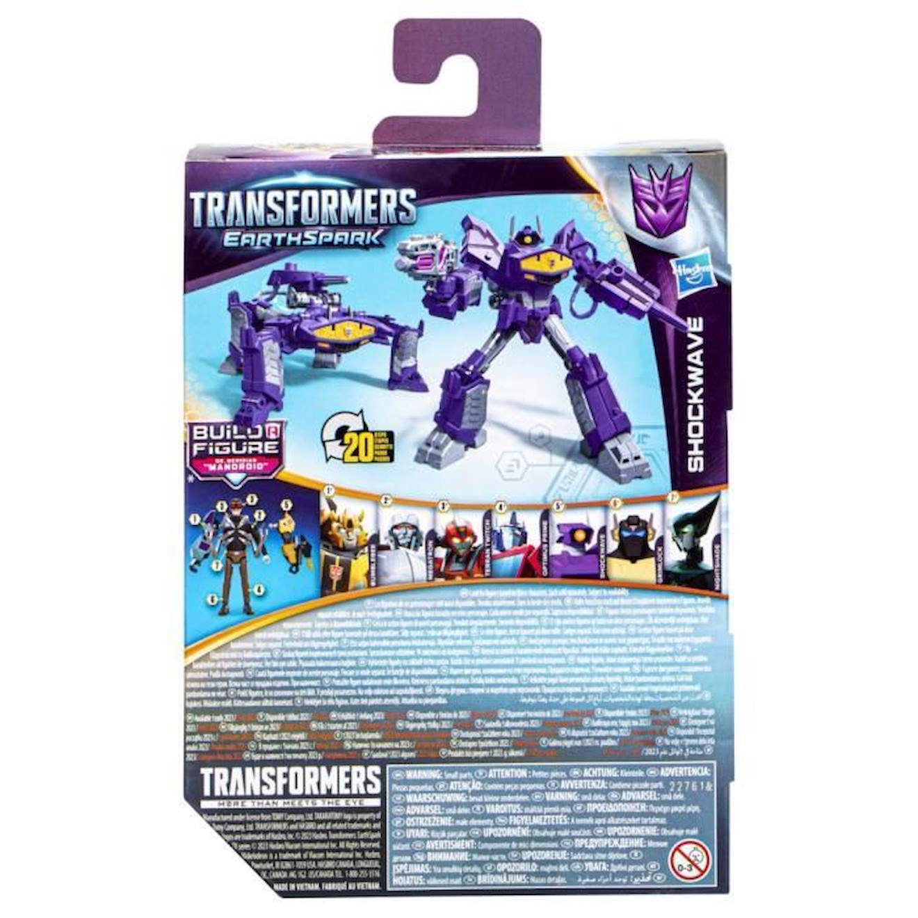 Transformers EarthSpark, Figurine Megatron Classe Deluxe de 12,5 cm, Jouet  Robot pour Enfants, à partir de 6 Ans : : Jeux et Jouets