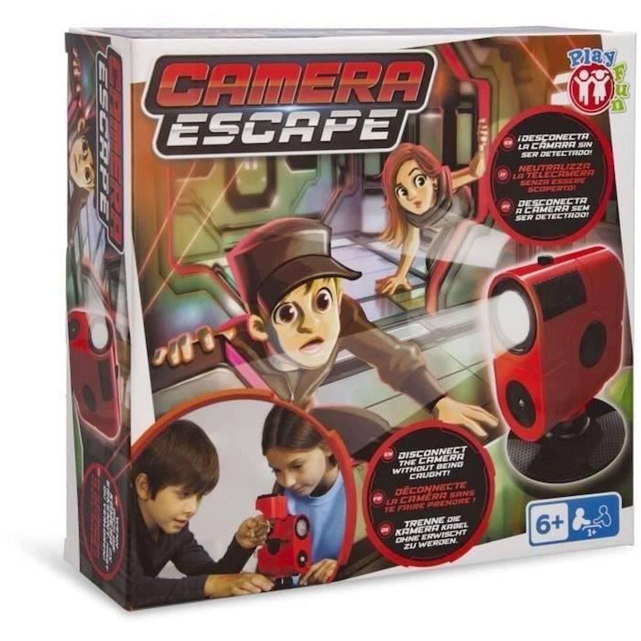 Jeu Camera Escape - Imc Toys - Play Fun - Espionnage - 2 Joueurs - A Partir De 6 Ans Rouge