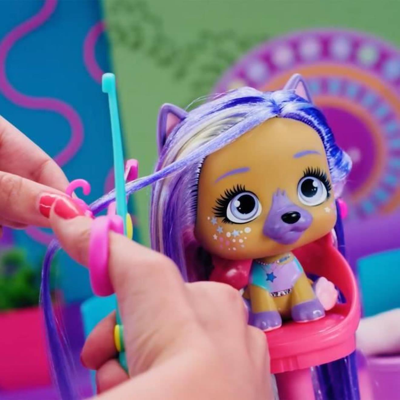 Figurine VIP Pets Hair Academy - Miley rose - Imc Toys