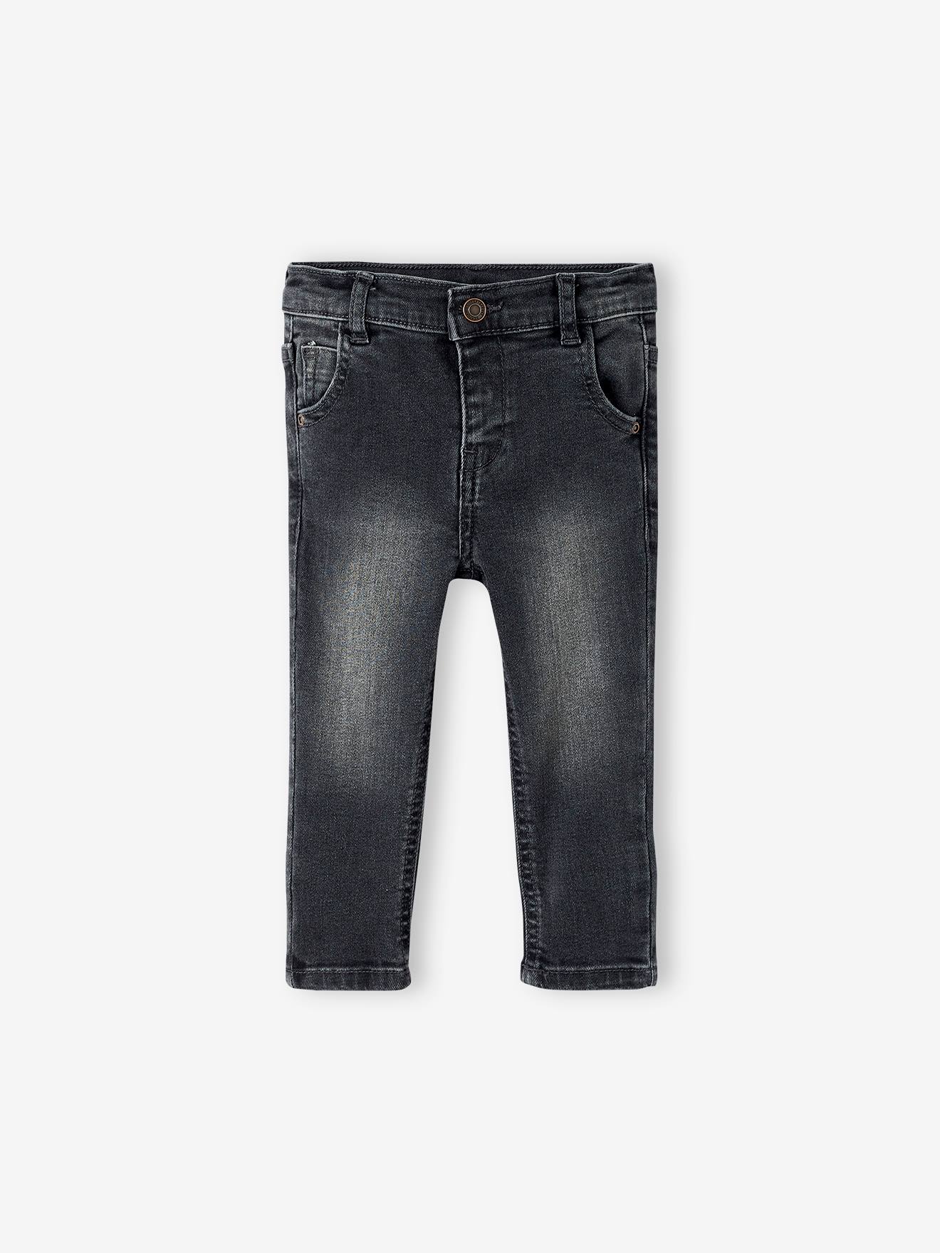 Jean bébé coupe droite BASICS  denim gris