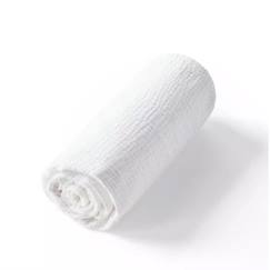 Linge de maison et décoration-Linge de lit bébé-Drap-housse-Drap housse uni en gaze de coton Blanc 90x190