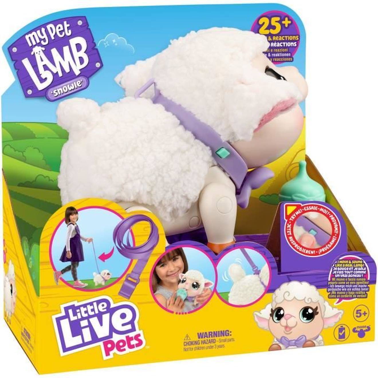 Peluche Mon Petit Mouton - Little Live Pets - Moose Toys Blanc