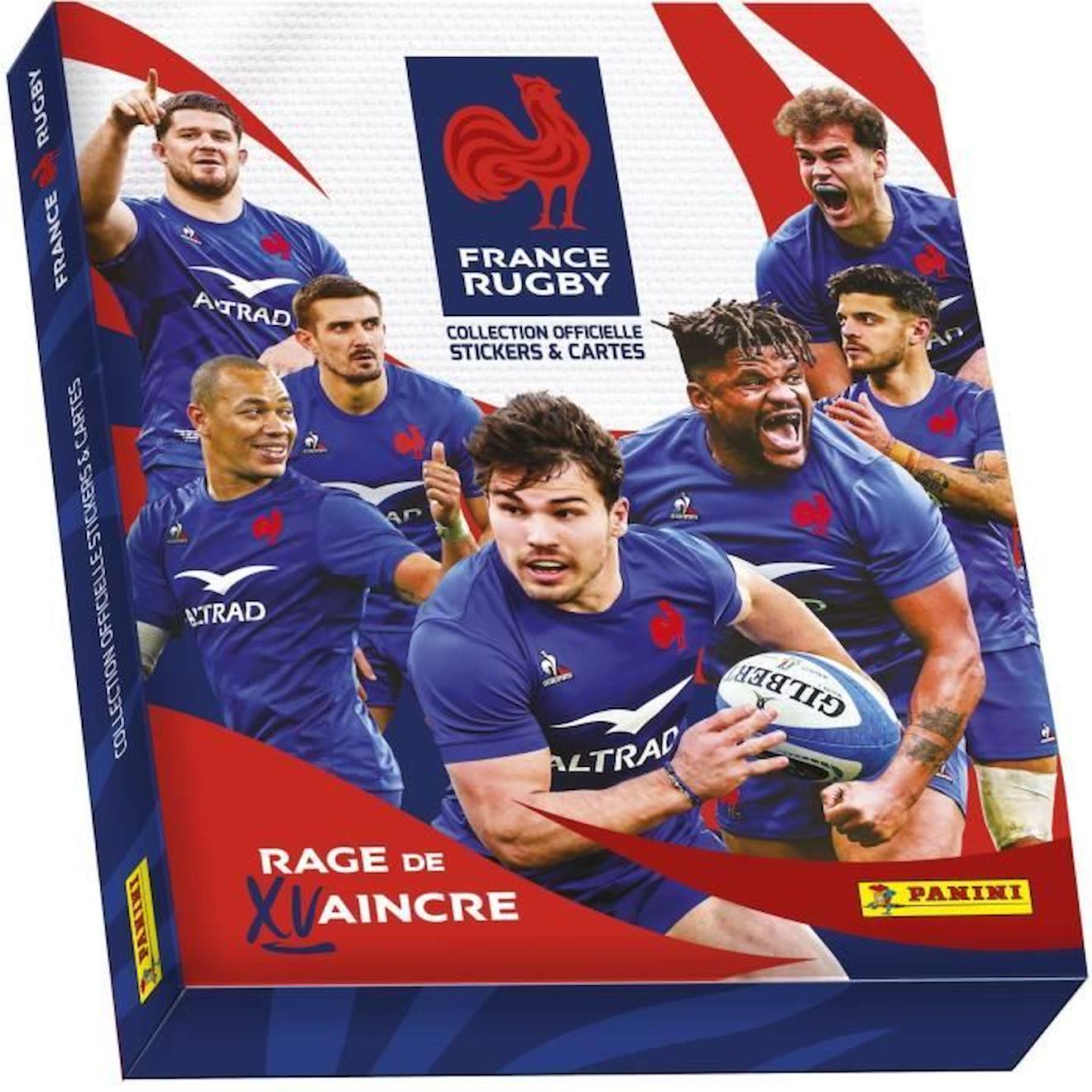 Panini - Coffret Collector Rugby Equipe De France-rage De Vaincre 1 Album + 18 Pochettes + 3 Cartes Edition Limitée - Panini Blanc