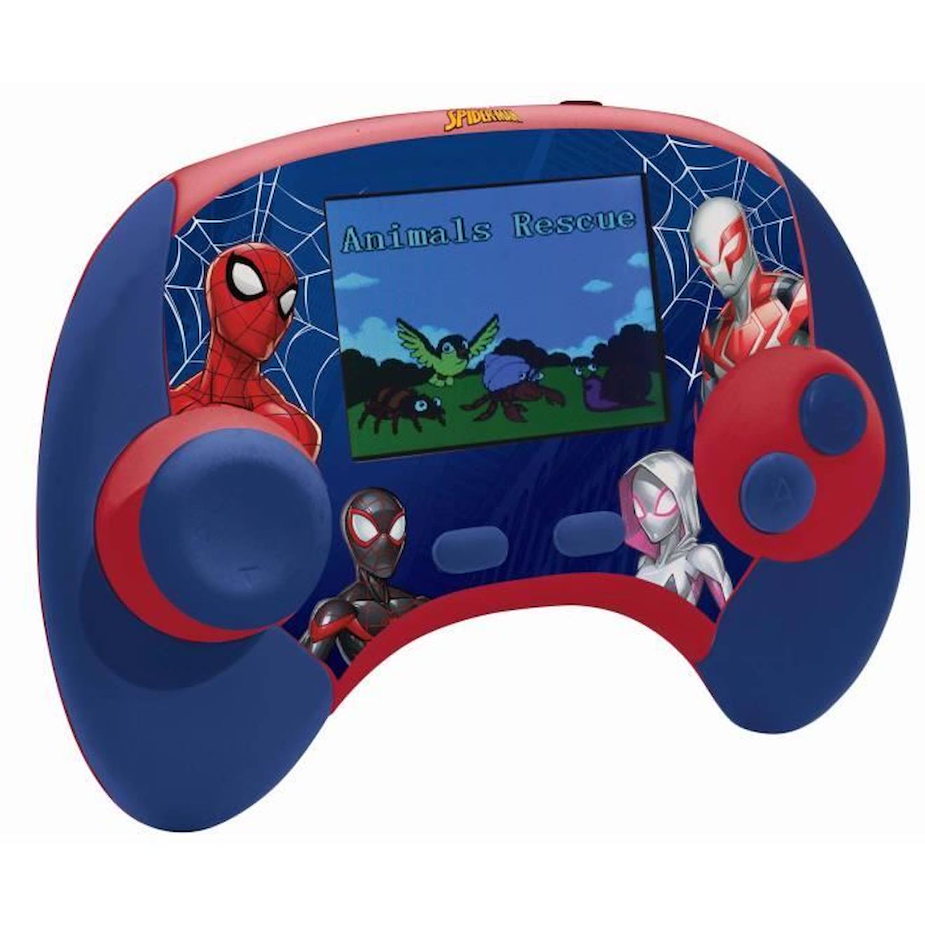 Console Éducative Bilingue Spider-man Avec Écran Lcd Fr-en Bleu