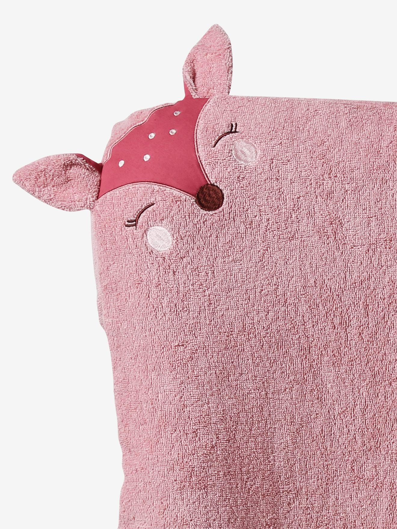 Lot 2 housses matelas à langer animaux blush (Vertbaudet) - Image 2