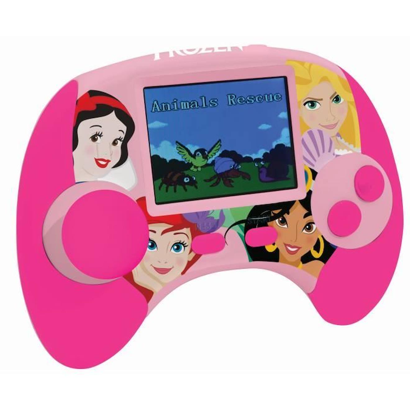 Console Éducative Bilingue Princesses Disney Avec Écran Lcd Fr-en Rose