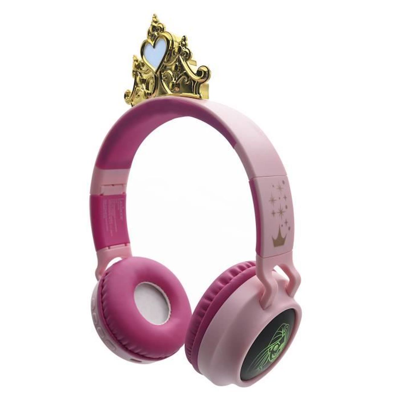 Casque Bluetooth Disney Princesses Avec Effets Lumineux Rose