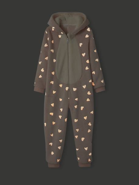 Combi-pyjama ourson phosphorescent fille rose 3 - vertbaudet enfant 