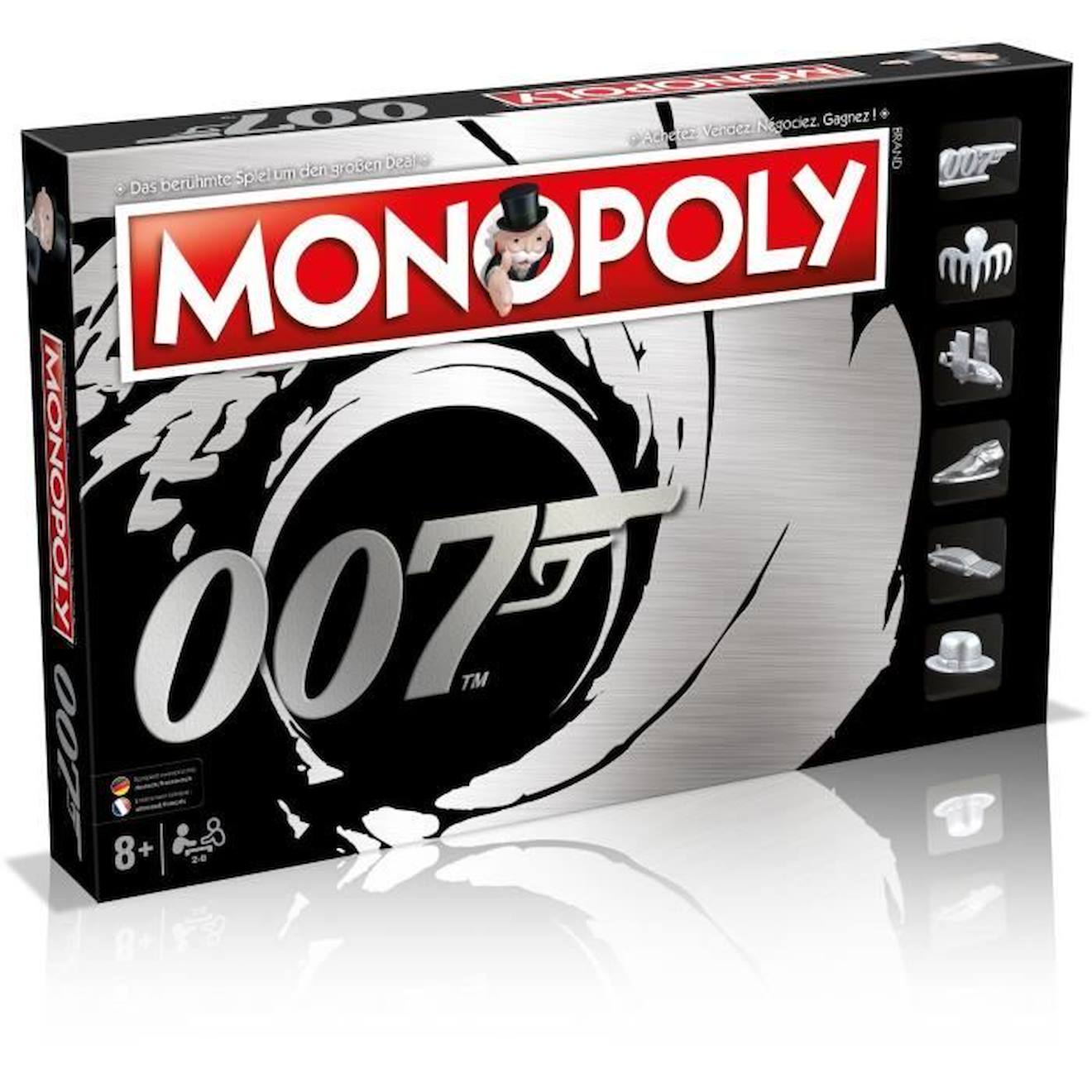 Monopoly - James Bond - Jeu De Plateau Noir