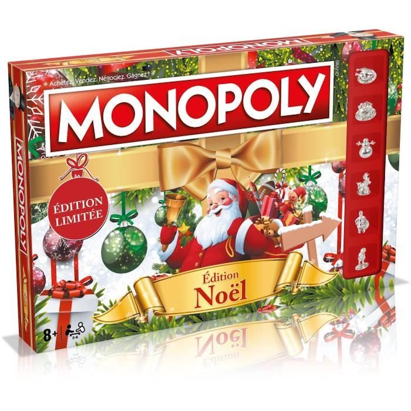 Monopoly Noel - Jeu De Plateau - Winning Moves Blanc