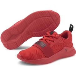 Chaussures-Chaussures fille 23-38-Baskets, tennis-Baskets - Garçon - PUMA - Wired Run - Rouge