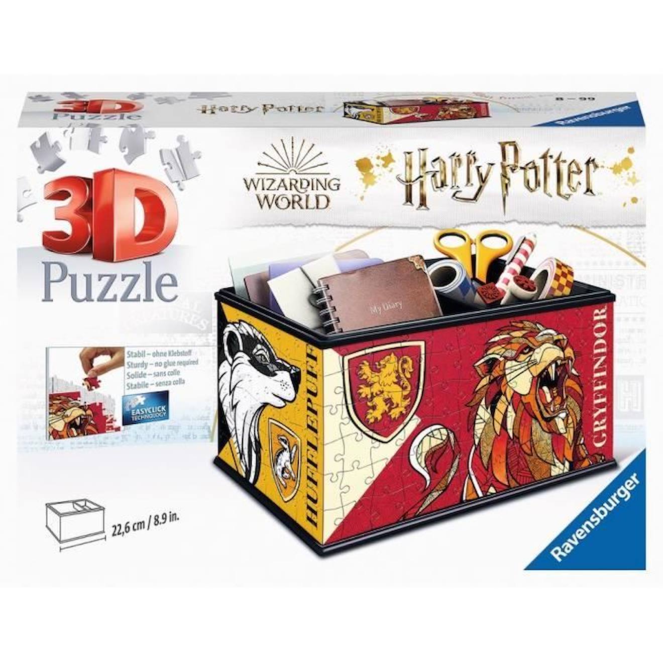 Puzzle 3D Boite de rangement Harry Potter - Ravensburger - 216