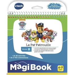 Jouet-Livres-Livres sonores-Livre Interactif Magibook - VTECH - La Pat' Patrouille - Niveau 2 - 32 pages illustrées