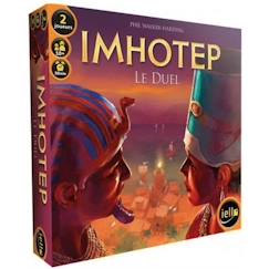 Jouet-Jeux de société-Jeu de société - IELLO - Imhotep-Le Duel - 2 joueurs - 10 ans et + - durée 30 min
