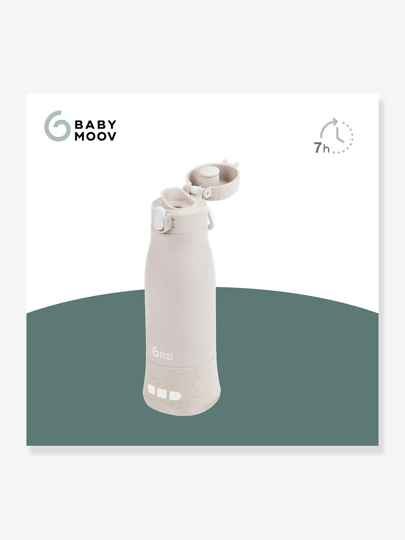 Chauffe-biberon nomade Moov & Feed gris (Babymoov) - Image 2