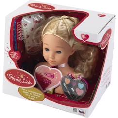 Jouet-Poupons et poupées-Poupons et accessoires-Tête à coiffer et à maquiller Princess Coralie Little Sophia avec accessoires - KLEIN