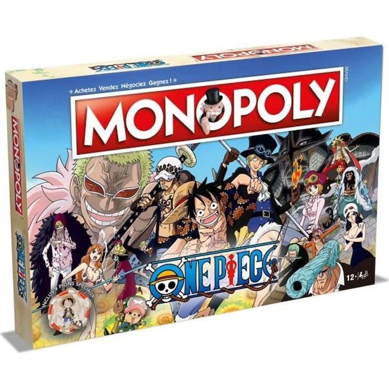 Monopoly One Piece - Jeu De Société - Version Française Marron