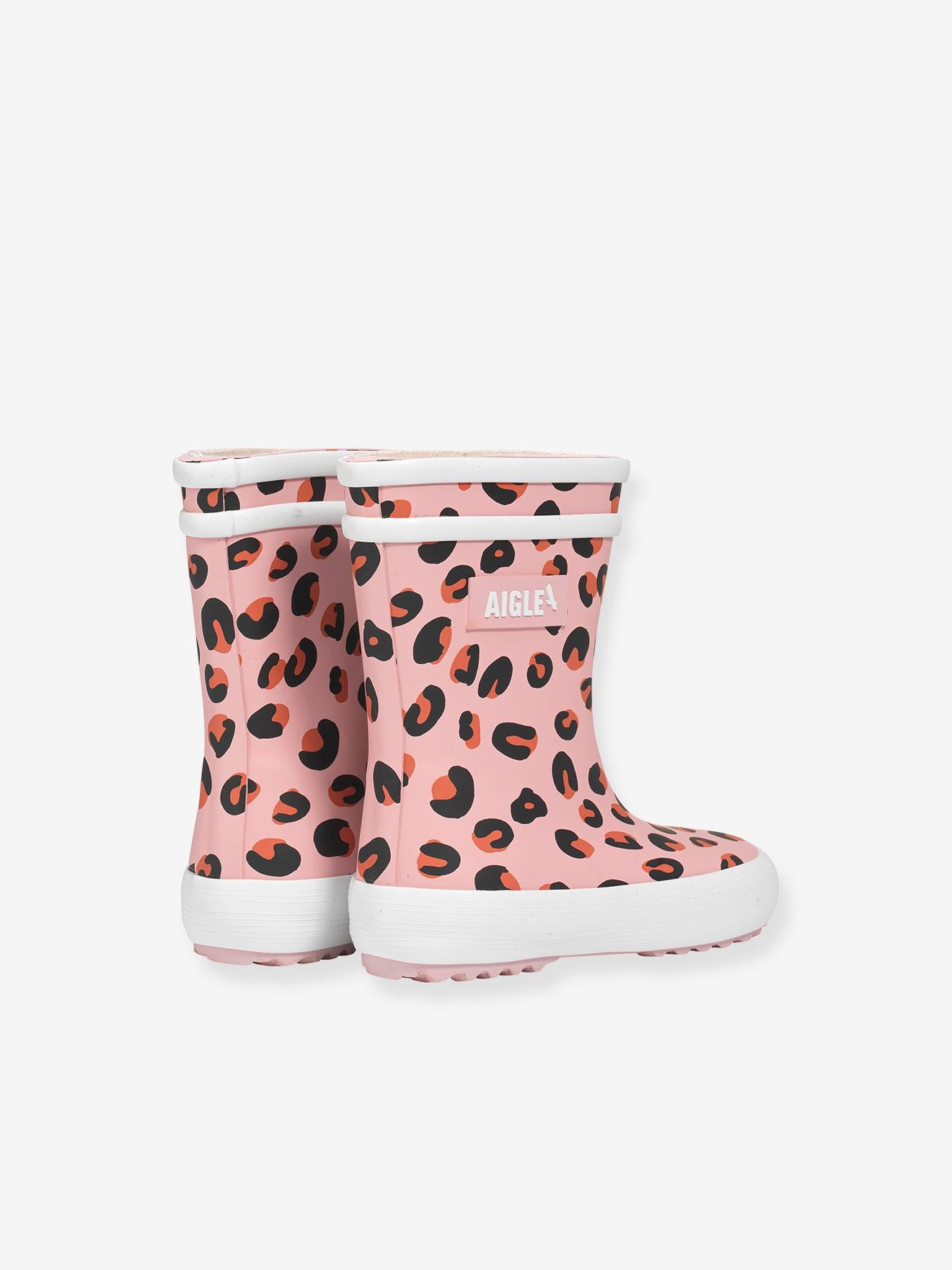 Bottes de pluie enfant Baby Flac Play2 NA41J rose (Aigle) - Image 1