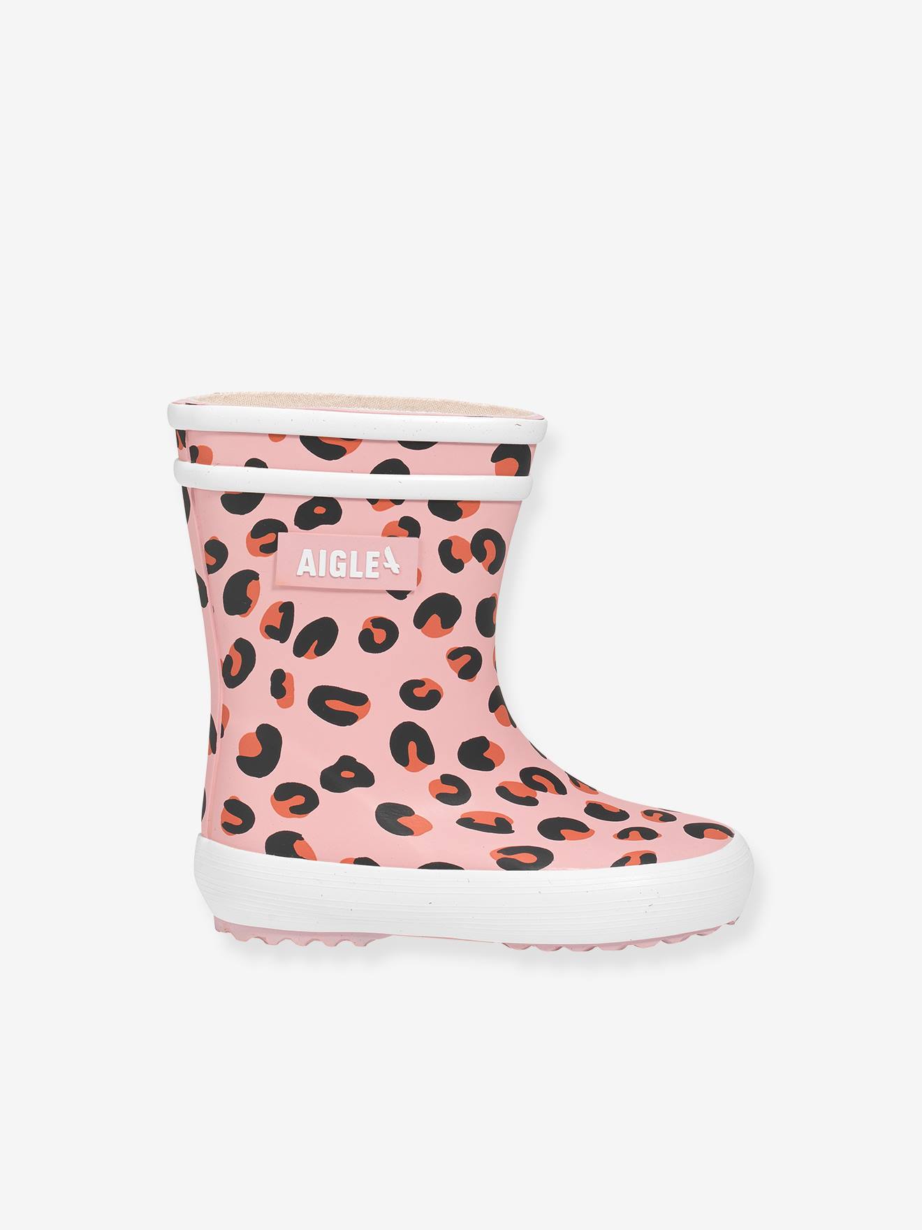 Bottes de pluie enfant Baby Flac Play2 NA41J rose (Aigle) - Image 2