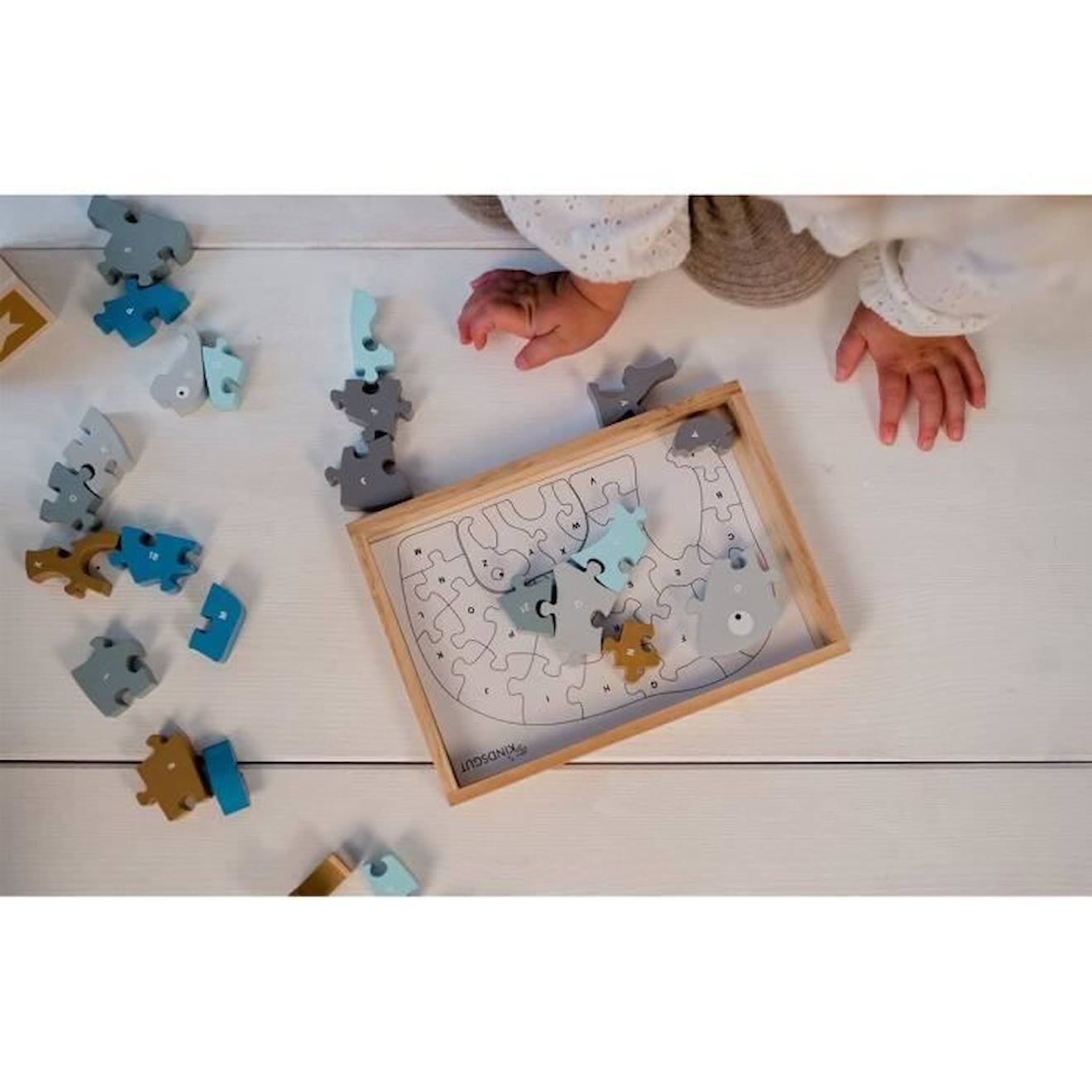boite cachette puzzle elephant en 3D les enfants adorent