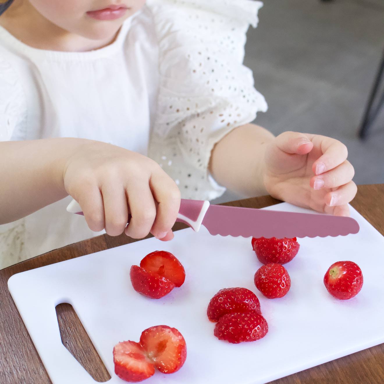 Couteau enfant rose (Kiddikutter) - Image 1