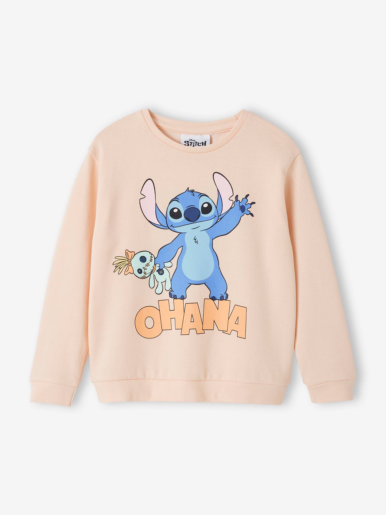 Sweat fille Disney® Lilo et Stitch rose pâle