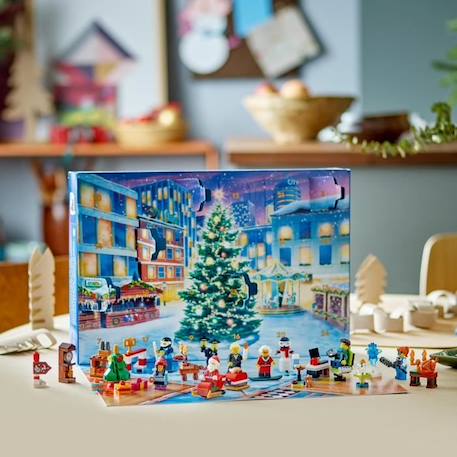 LEGO® City 60381 Calendrier de l'Avent 2023 - LEGO - 24 Cadeaux dont Figurines du Père Noël et du Renne BLEU 4 - vertbaudet enfant 