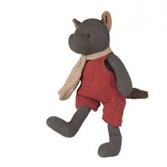 Peluche tricotée John le loup - Egmont Toys - 120033 - Pour enfants - Multicolore - Intérieur  - vertbaudet enfant