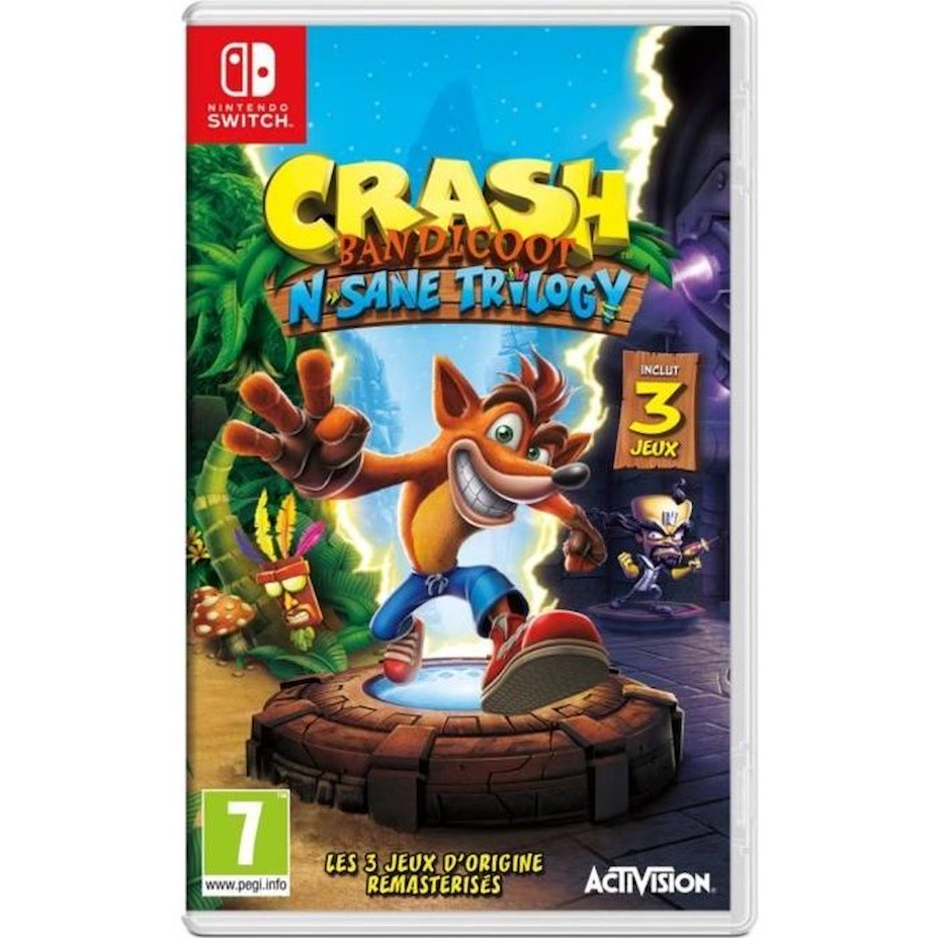 Crash Bandicoot N. Sane Trilogy Jeu Switch Blanc