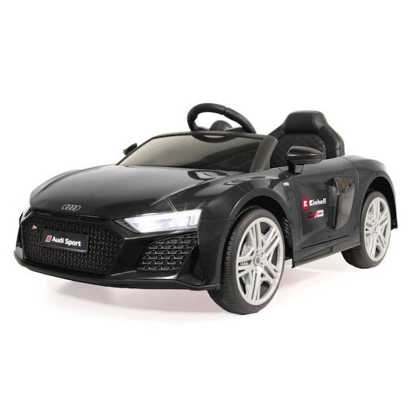 Voiture Électrique Pour Enfants - Jamara - Audi R8 Spyder 18v - Noir - Batterie Incluse - Licence Au