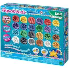Recharge perles éclats Aquabeads - 2000 perles de 8 couleurs et 3 formes  - vertbaudet enfant
