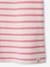 Tee-shirt marinière personnalisable fille manches courtes denim brut+rayé rose 11 - vertbaudet enfant 