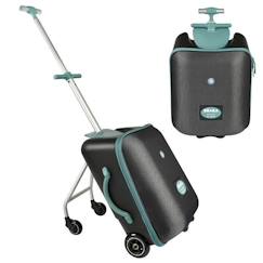 -Valise cabine BÉABA Luggage Eazy avec assise de voyage - Bleu - Mixte - 4 ans - 4 roues