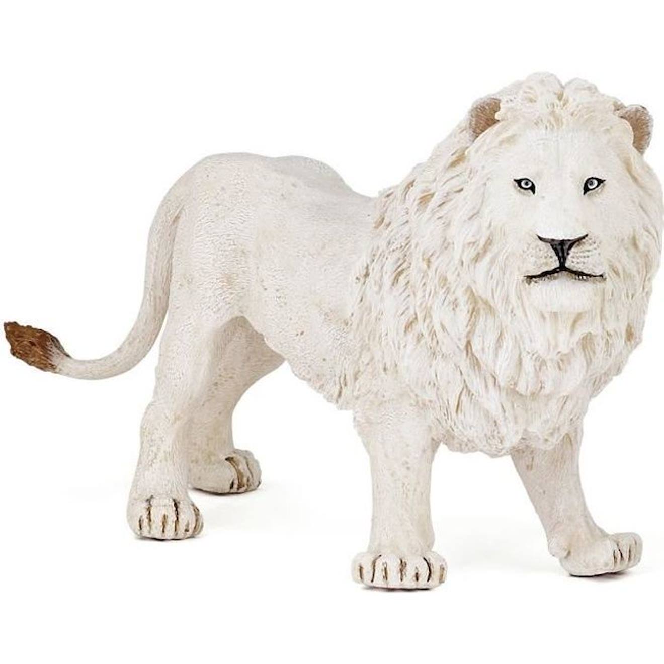 Figurine Lion - Papo - La Vie Sauvage - Blanc - Pour Enfant De 3 Ans Et Plus Blanc