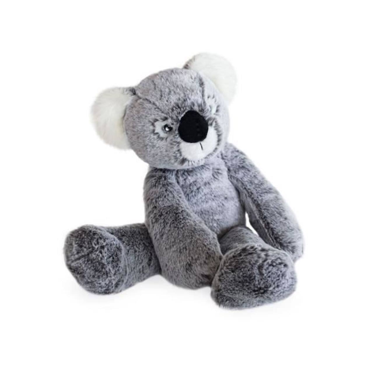 Surpyjama koala en velours enfant gris clair chiné - Vertbaudet