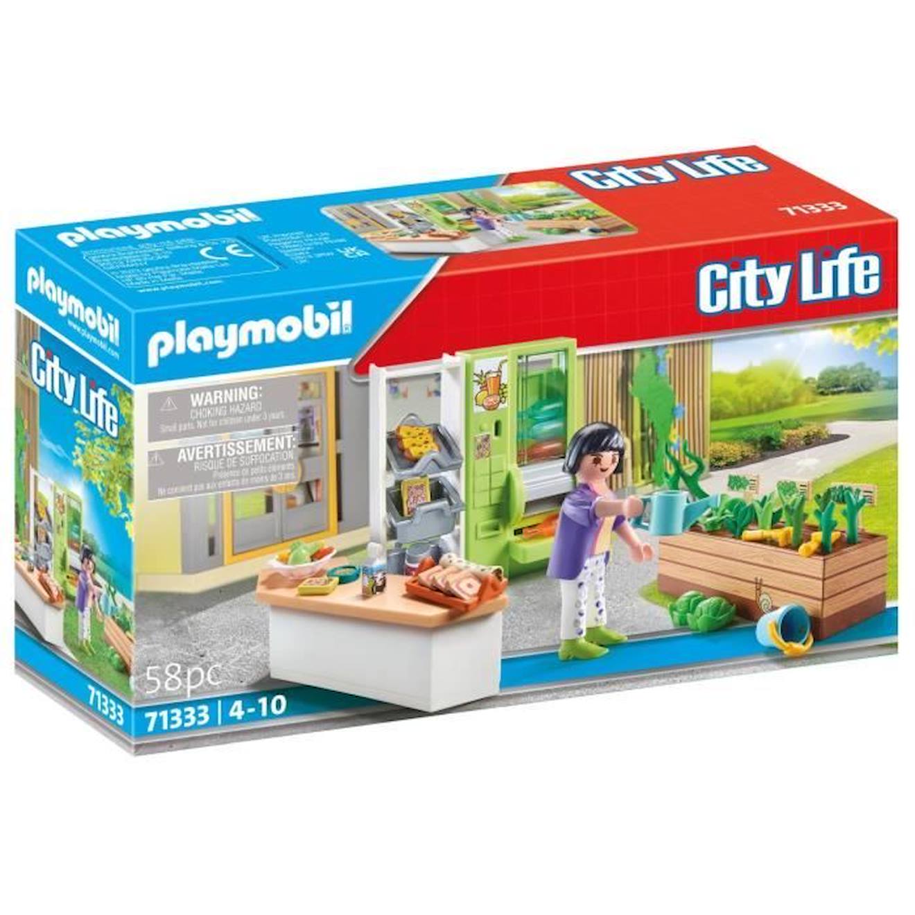 Playmobil - Boutique De L'école - City Life - Univers Scolaire - 58 Pièces Blanc