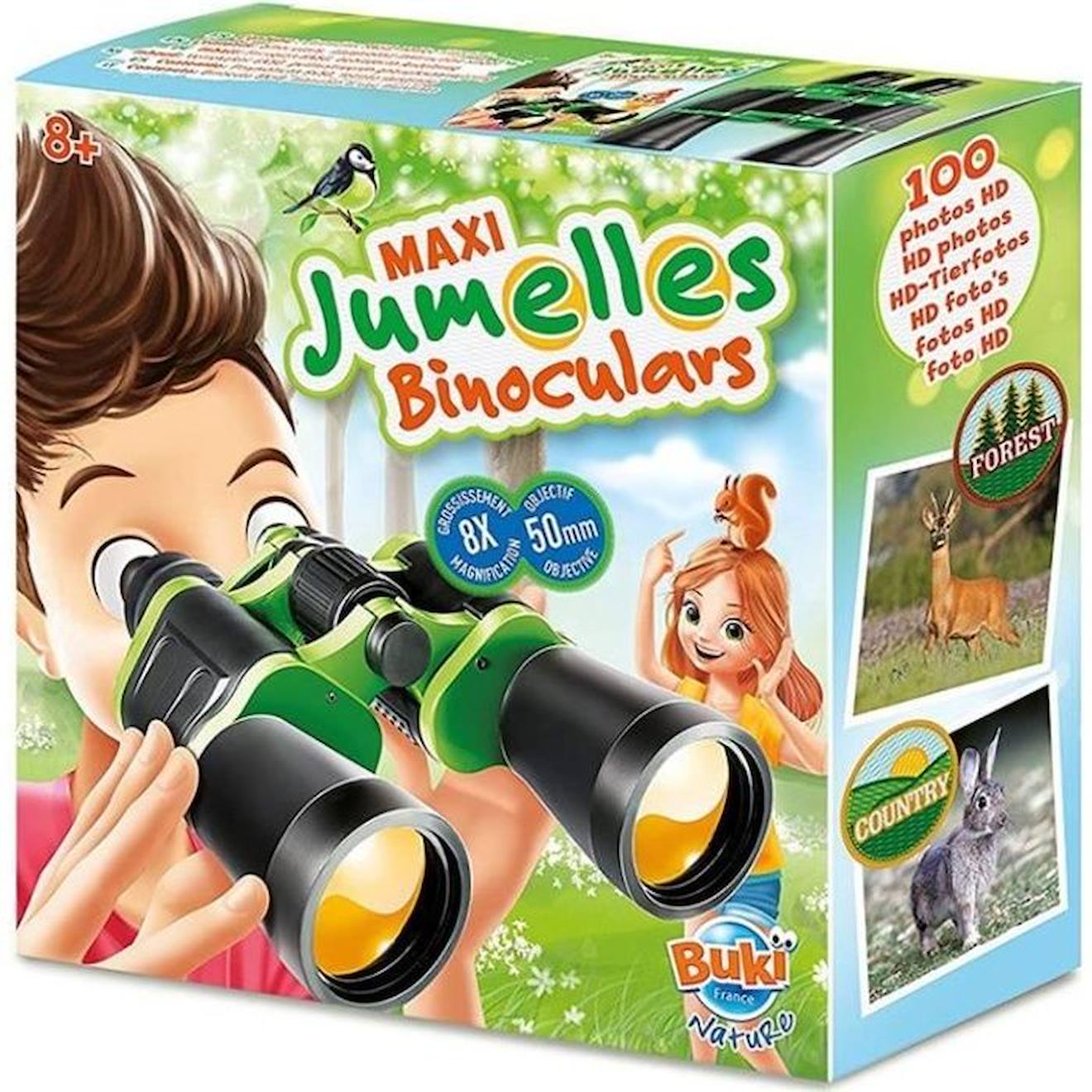 Buki France Maxi Jumelles Binoculars Noir