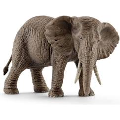 Figurine Schleich 14761 - Éléphant d'Afrique femelle - Gris - Personnage miniature  - vertbaudet enfant