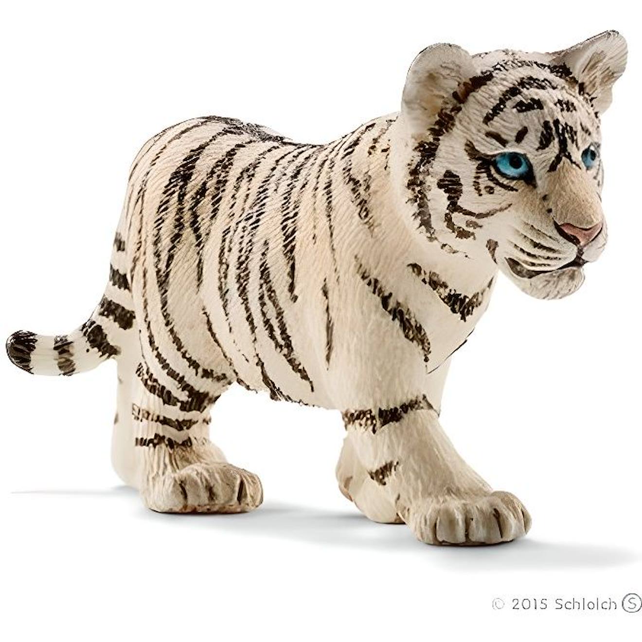 Figurine Schleich - Bébé Tigre Blanc - Personnage Miniature Pour Enfant - Mixte Blanc